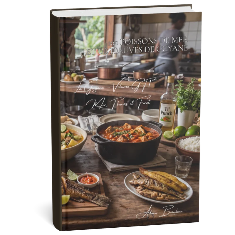 Couverture 3D — 100 poissons de mer et de fleuves de Guyane