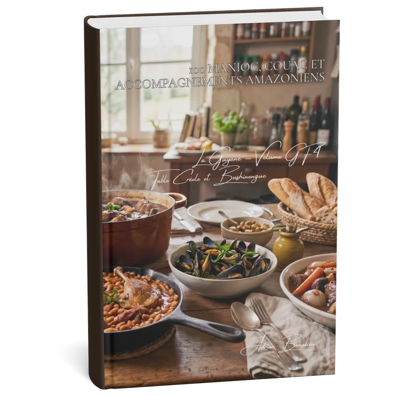 Couverture 3D — 100 manioc, couac et accompagnements amazoniens