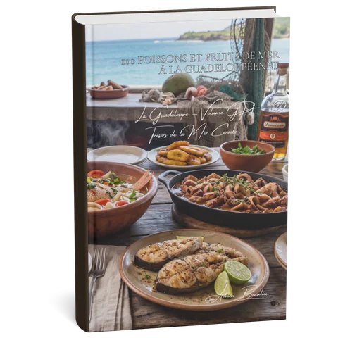 Couverture 3D — 100 poissons et fruits de mer guadeloupéens