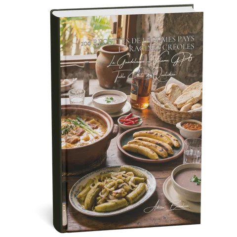 Couverture 3D — 100 légumes pays et racines créoles de Guadeloupe