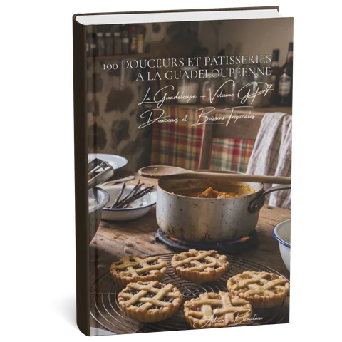 Couverture 3D — 100 douceurs et pâtisseries guadeloupéennes