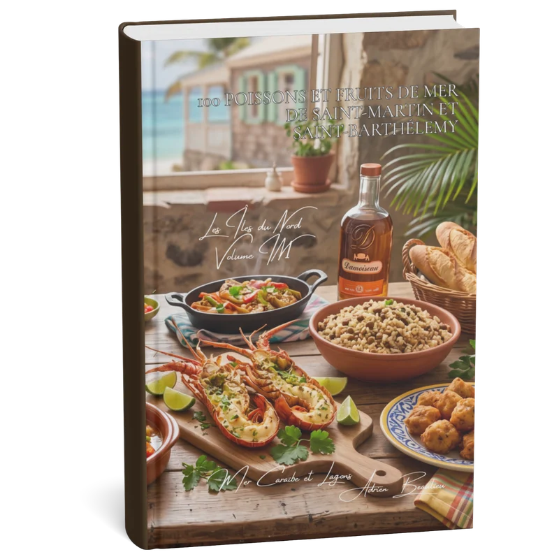 Couverture 3D — 100 poissons et fruits de mer de Saint-Martin et Saint-Barthélemy