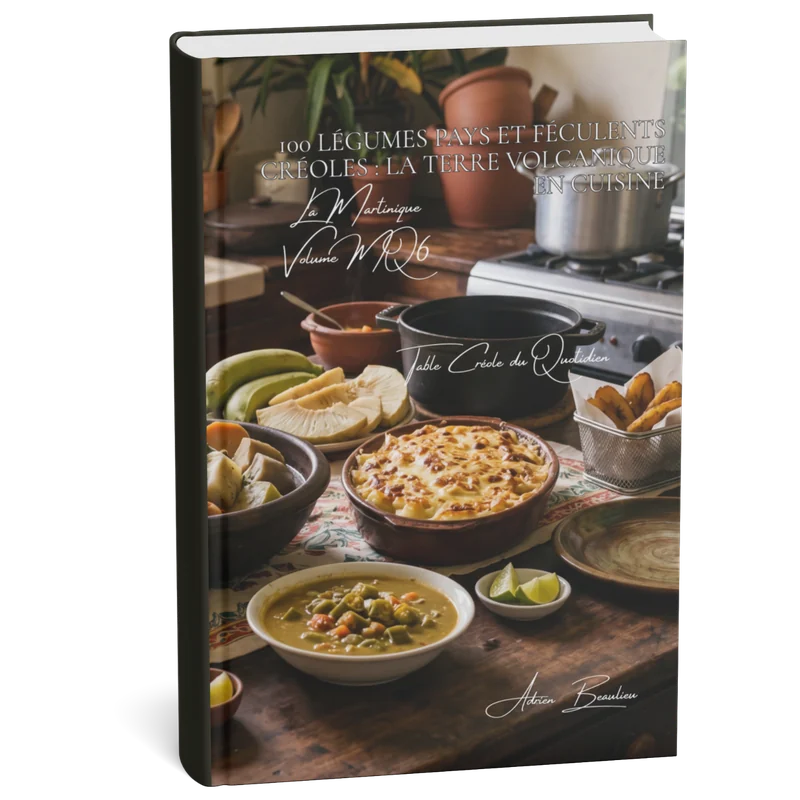 Couverture 3D — 100 légumes pays et féculents créoles