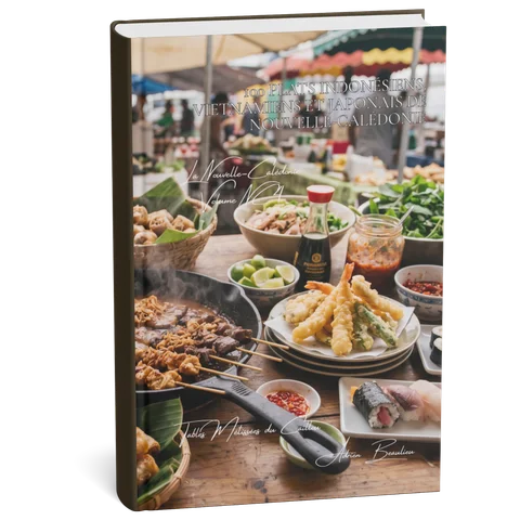 Couverture 3D — 100 plats indonésiens, vietnamiens et japonais de Nouvelle-Calédonie
