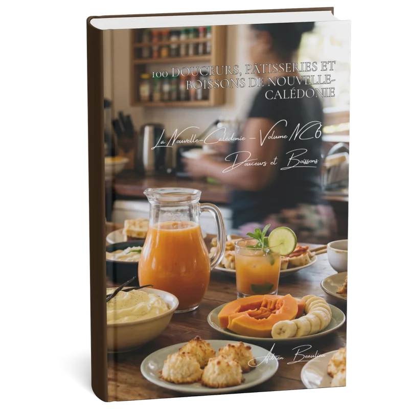 Couverture 3D — 100 douceurs, pâtisseries et boissons de Nouvelle-Calédonie