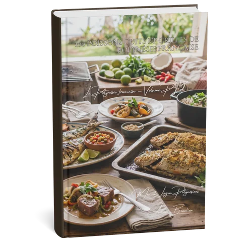 Couverture 3D — 100 poissons cuits et grillés de Polynésie française