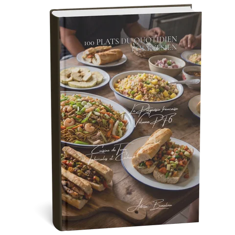 Couverture 3D — 100 plats du quotidien polynésien