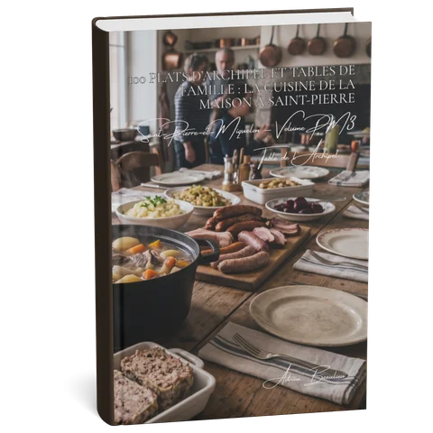 Couverture 3D — 100 plats d’archipel et tables de famille
