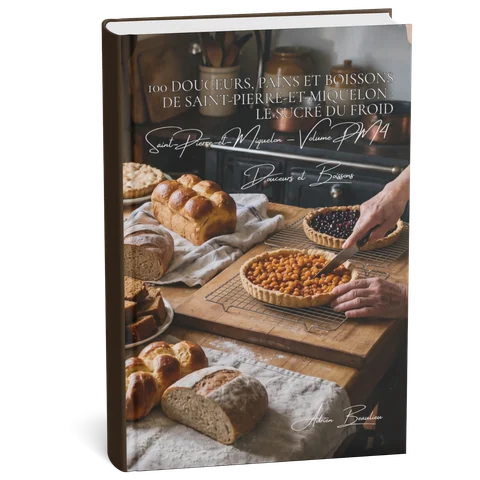 Couverture 3D — 100 douceurs, pains et boissons de Saint-Pierre-et-Miquelon