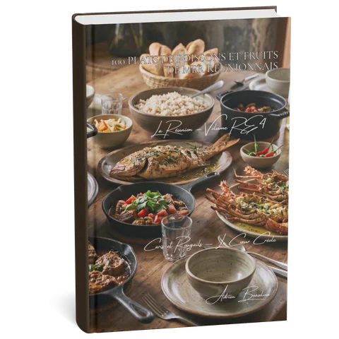 Couverture 3D — 100 plats de poissons et fruits de mer réunionnais