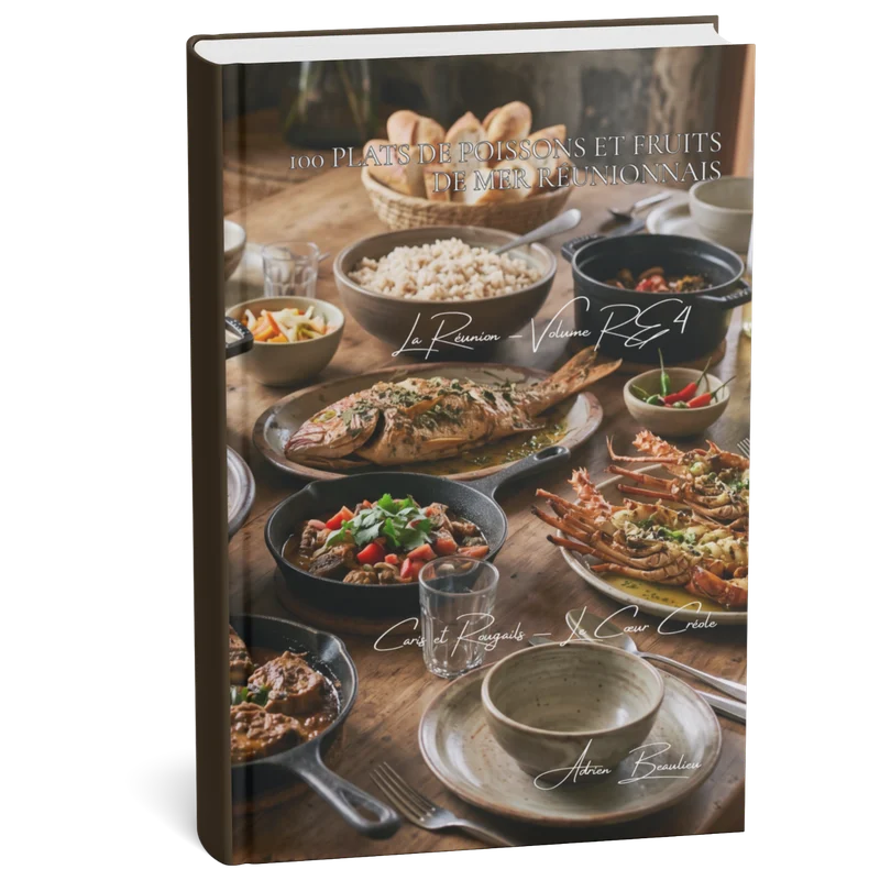 Couverture 3D — 100 plats de poissons et fruits de mer réunionnais