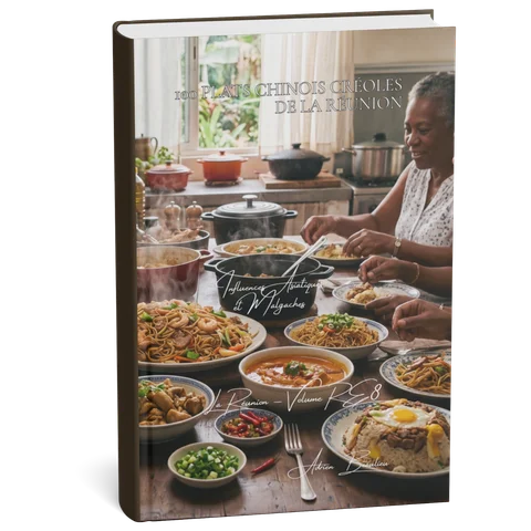 Couverture 3D — 100 plats chinois créoles de La Réunion