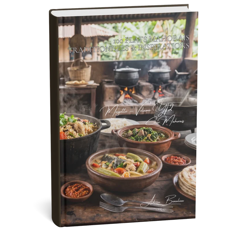 Couverture 3D — 100 plats mahorais traditionnels