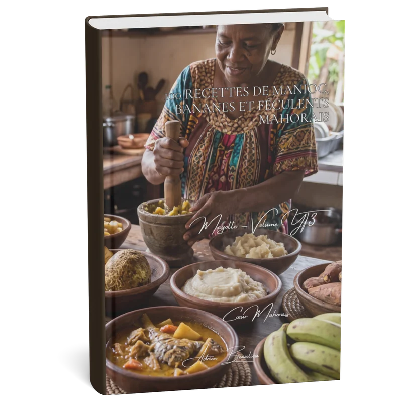 Couverture 3D — 100 manioc, bananes et féculents mahorais