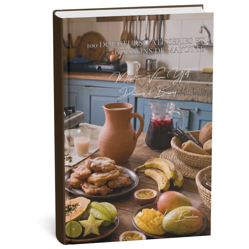 Couverture 3D — 100 douceurs, pâtisseries et boissons de Mayotte
