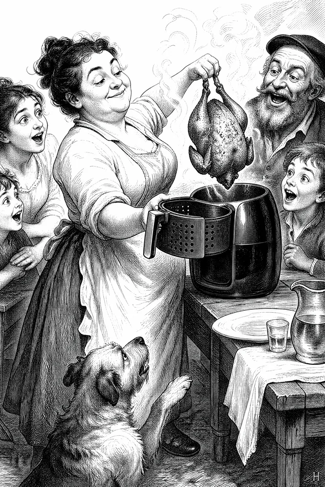 Illustration de la Maison : la cuisine française rencontre l’air fryer