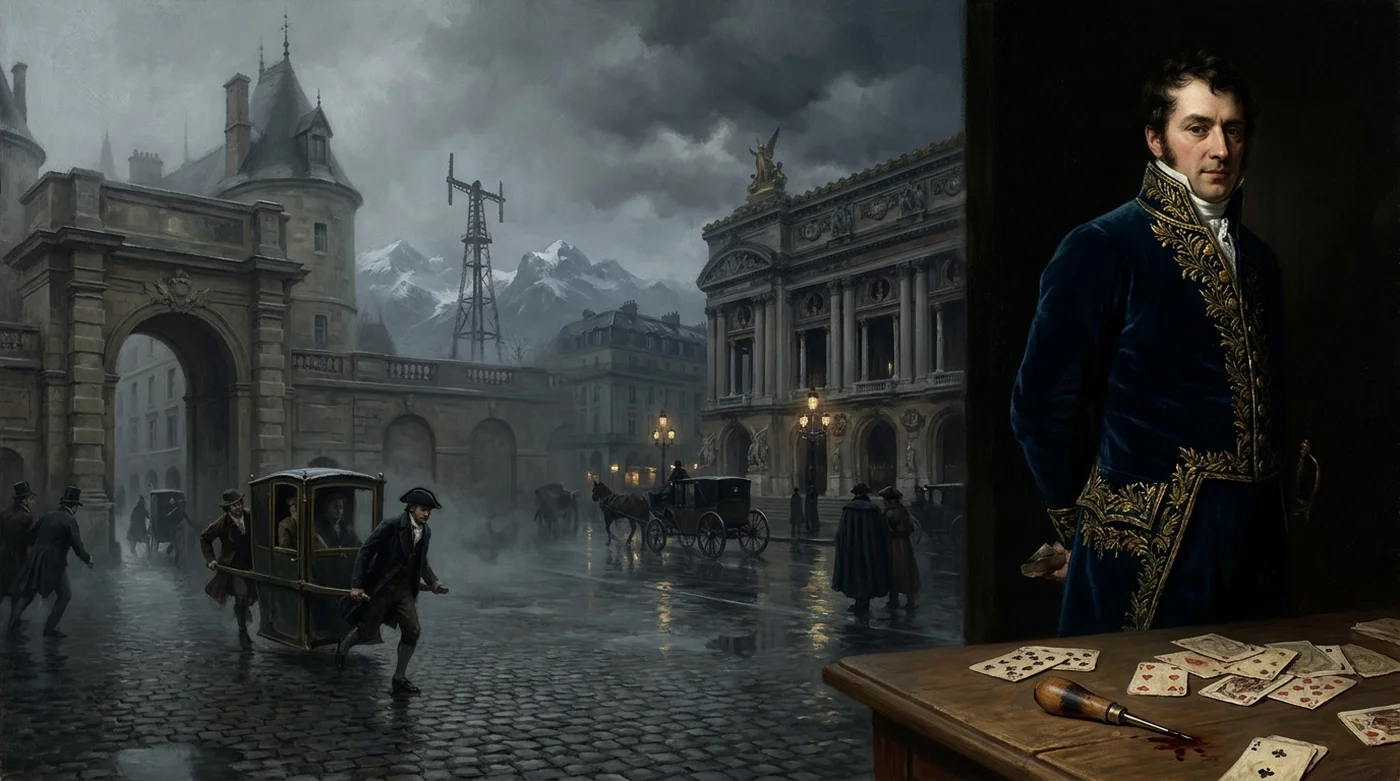 Fresque du Tome XII — Le Trône et l'Échafaud