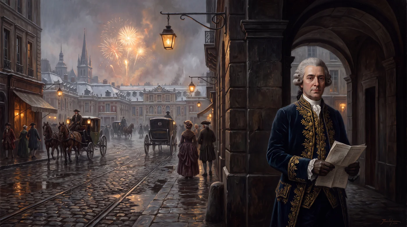 Fresque du Tome VII — Le Règne de Sartine