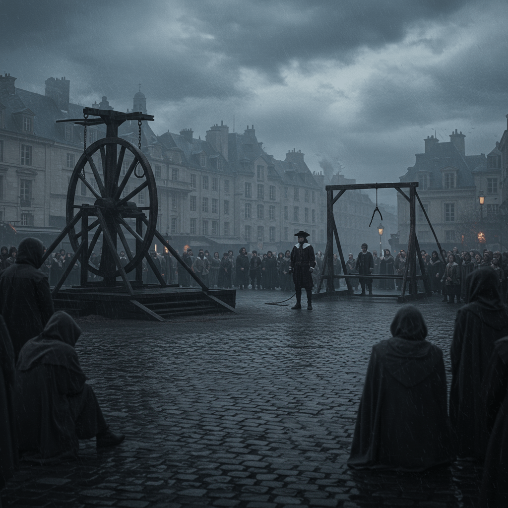 Le Guet Royal: La Roue, le Gibet et le Bourreau, Spectacles de la Justice