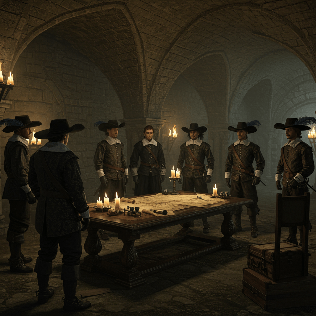 L’Ombre de Richelieu: Découvrez les Bastions Oubliés des Mousquetaires Noirs!