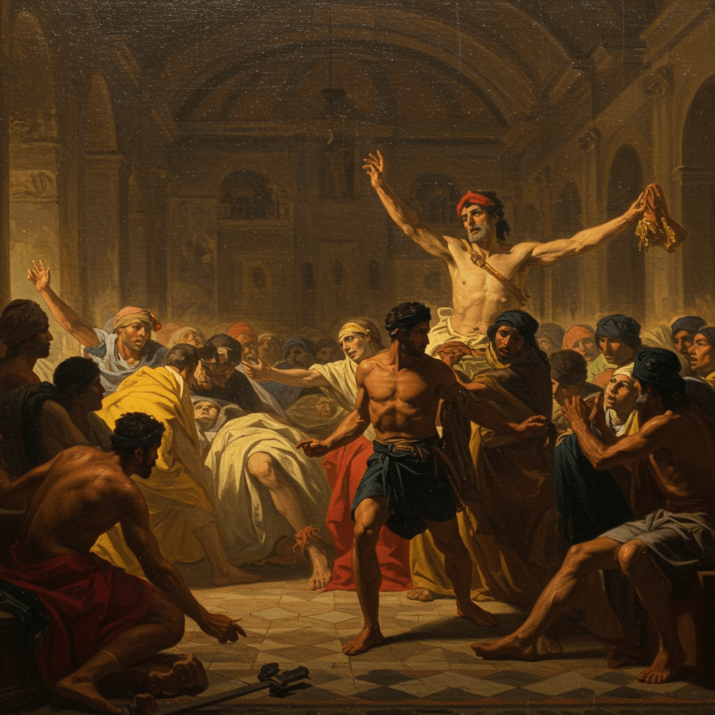 Échos de la Déchéance: La Cour des Miracles, Miroir des Bas-Fonds de Vienne et Rome?