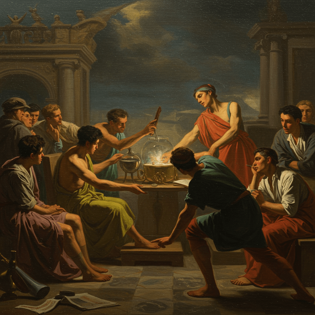 Les Alchimistes de la Misère: Transmutations et Illusions à la Cour des Miracles