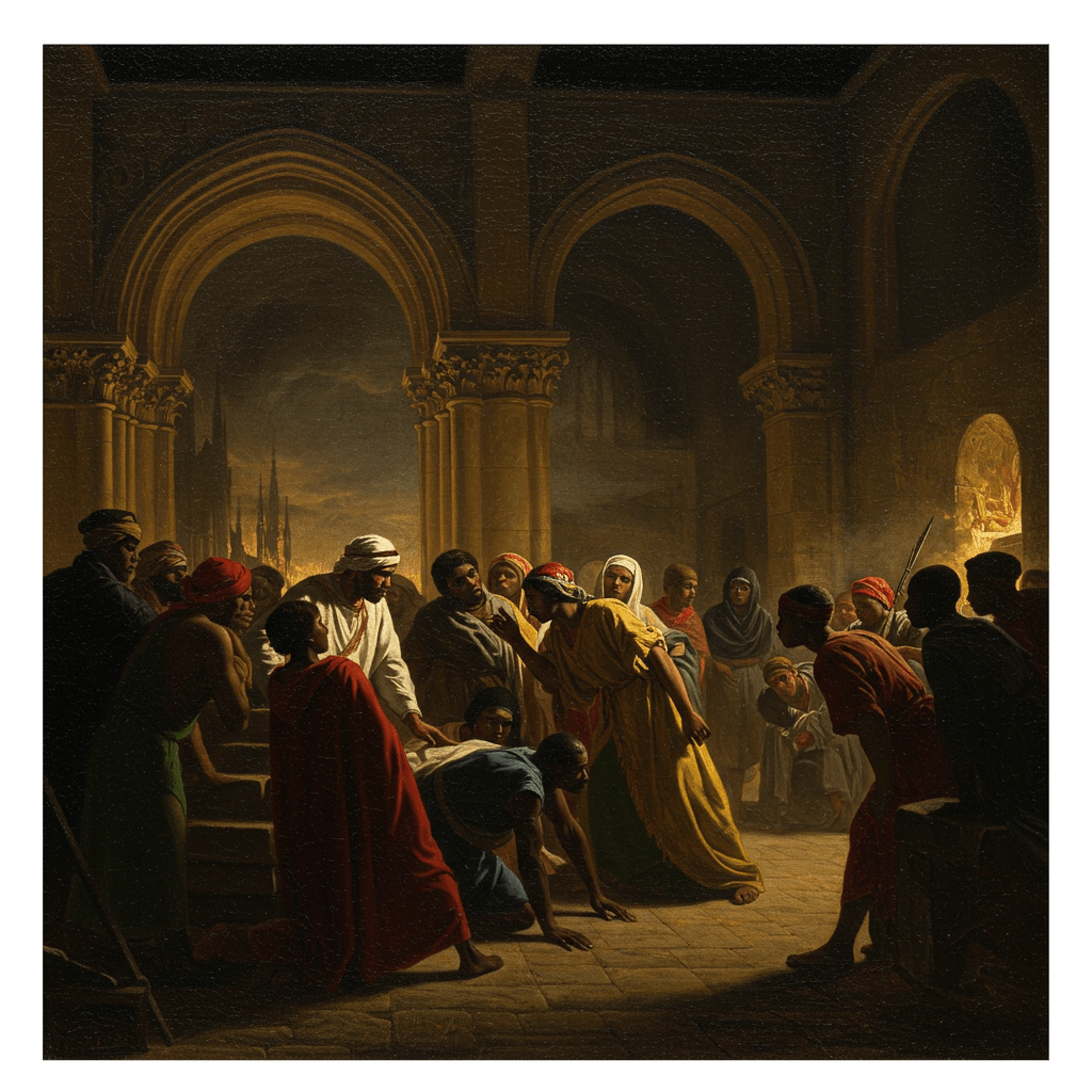 Dans l’Ombre de Notre-Dame: Légendes Noires et Réseaux Souterrains de la Cour des Miracles.
