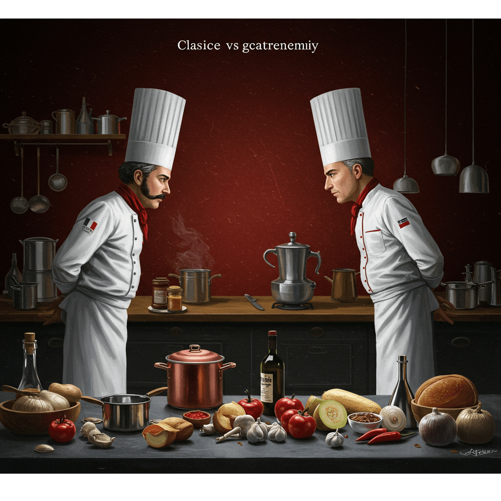 Le Combat des Titans: Cuisine Classique vs Cuisine Moléculaire