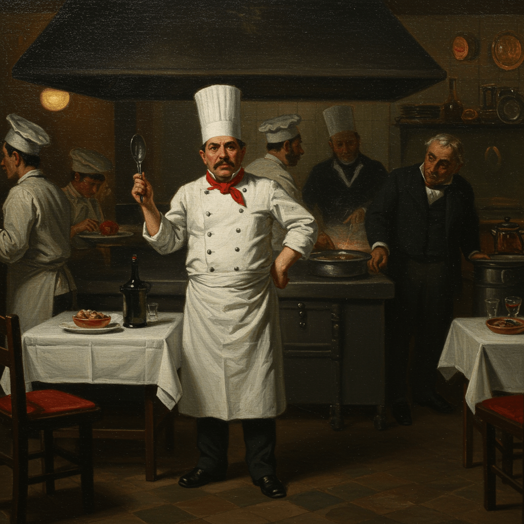Au Cœur de la Cuisine: Chefs et Critiques, Une Danse entre Ombre et Lumière