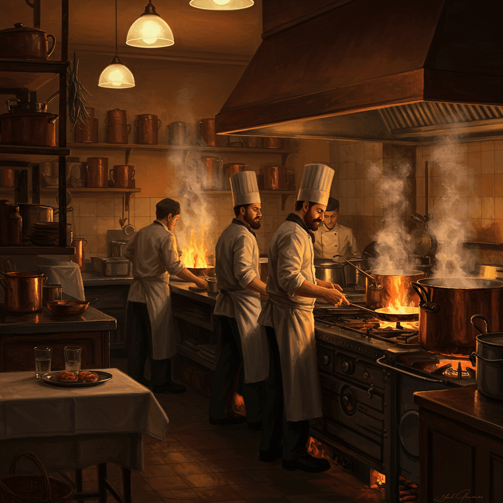 Les Rivalités des Chefs: Batailles Gastronomiques du XIXe Siècle