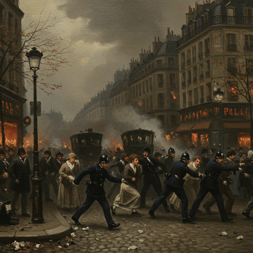 Les Émeutes de Paris: Un Test Fatal pour la Police de Louis XVI
