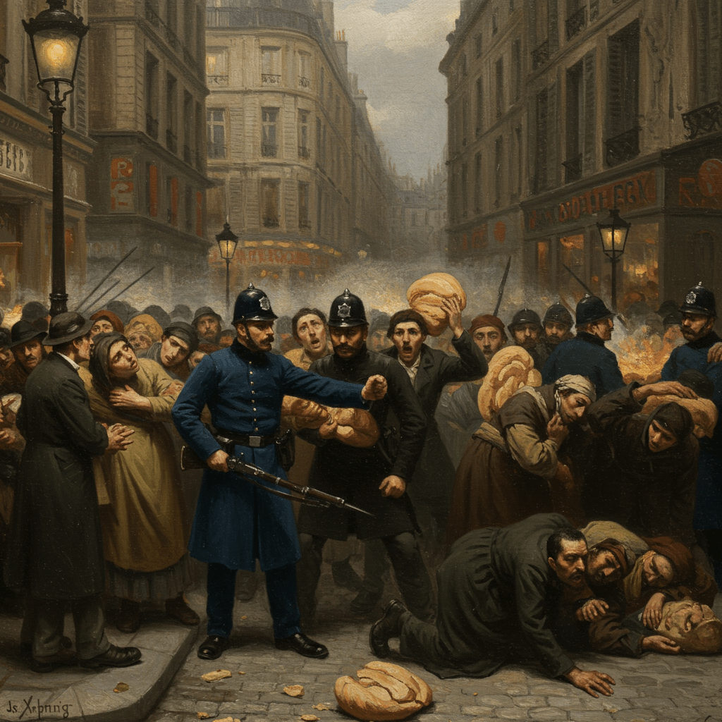 Le Pain, le Peuple et la Police: Chronique d’une Faillite Royale