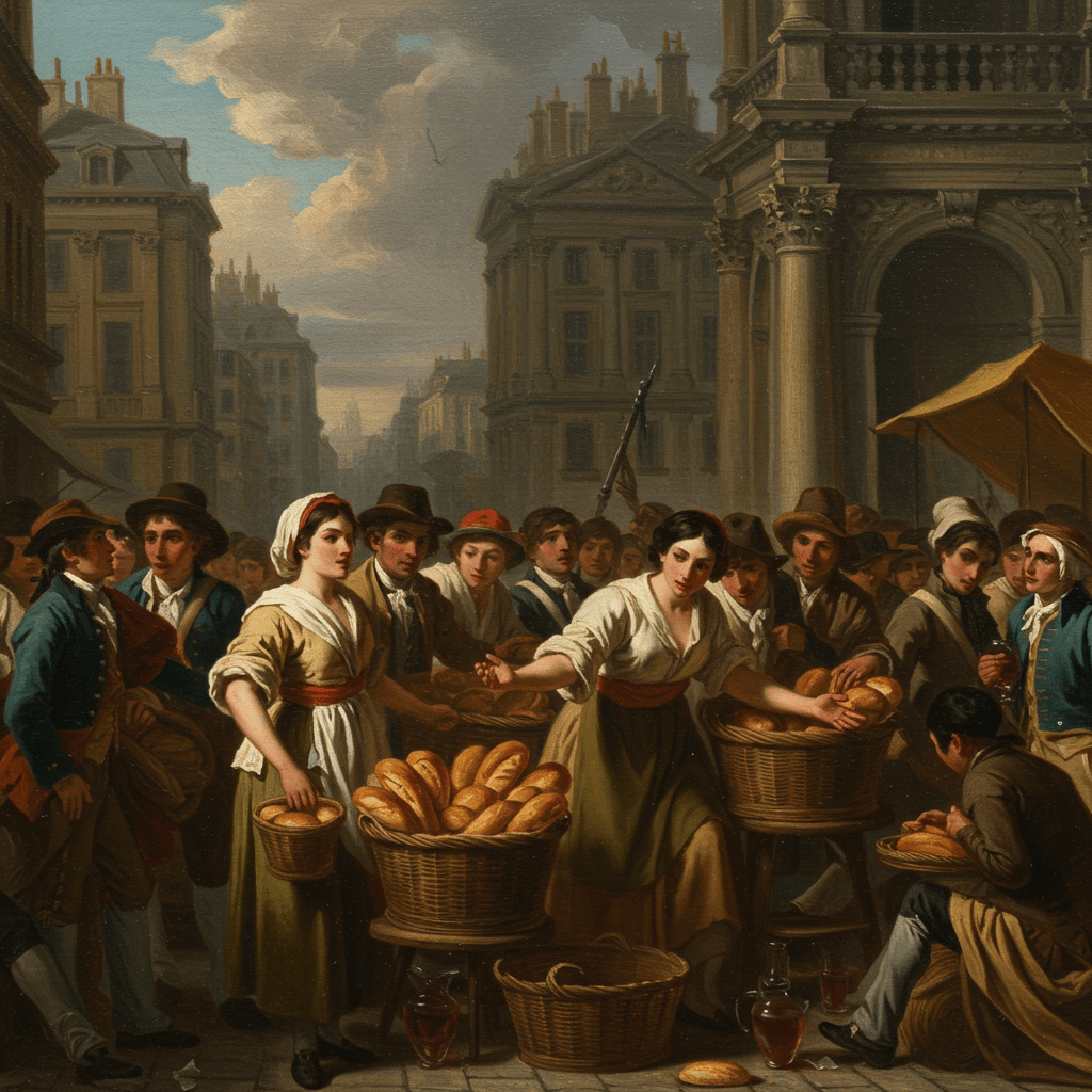Le Pain, le Vin, et la Révolution : Symboles d’une Gastronomie en Mutation