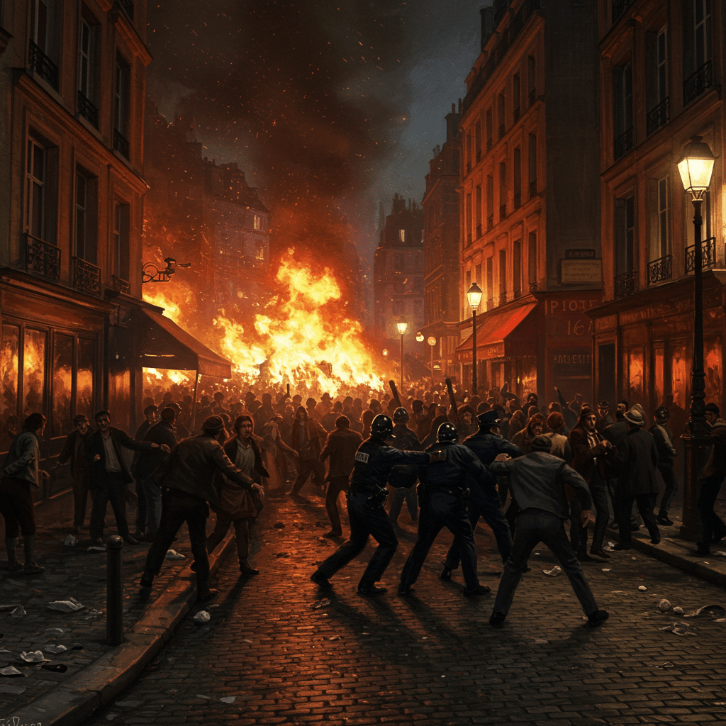 Paris en Flammes : La Police dépassée par la Révolution