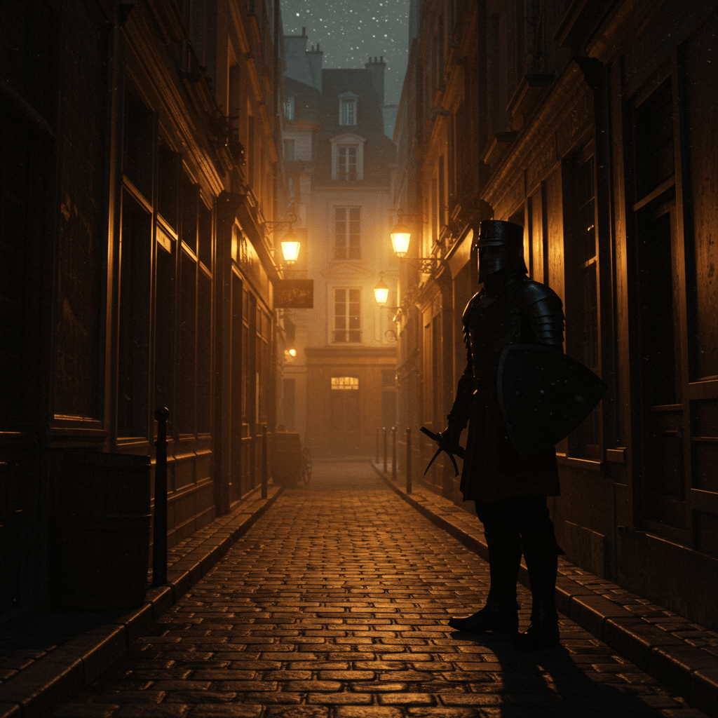 Entre Fer et Cuir: L’Armure du Guet, Bouclier Contre les Lames Nocturnes.