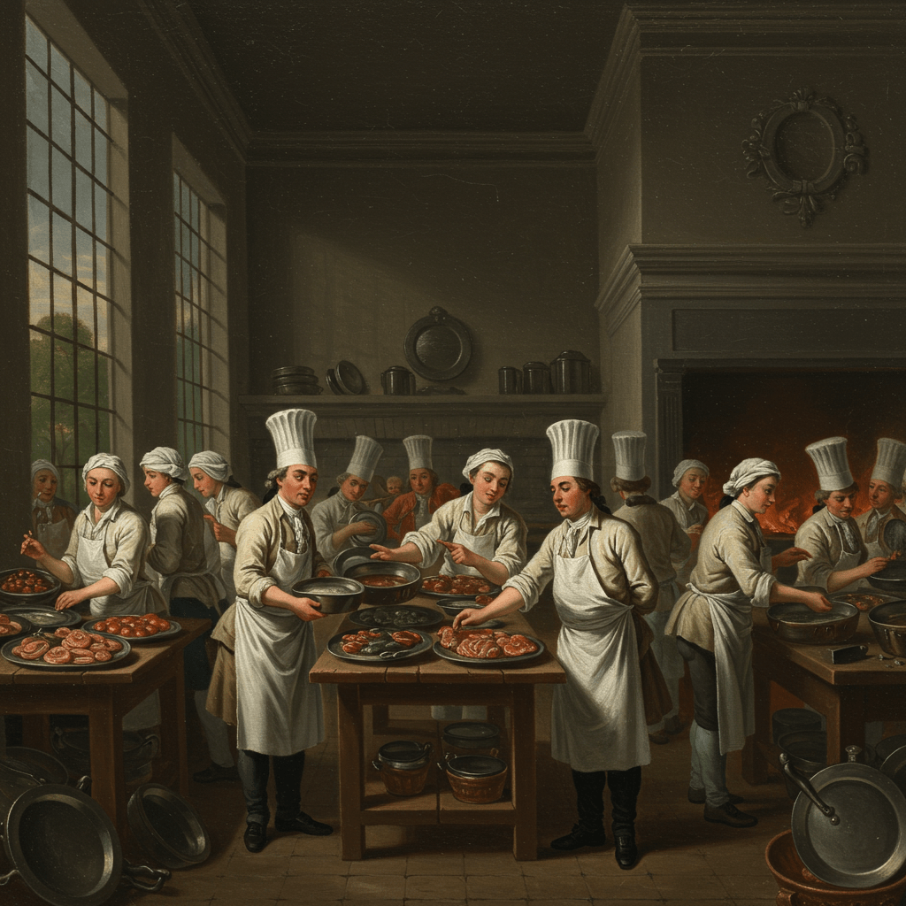 Les secrets des cuisines royales : Une histoire des écoles de cuisine