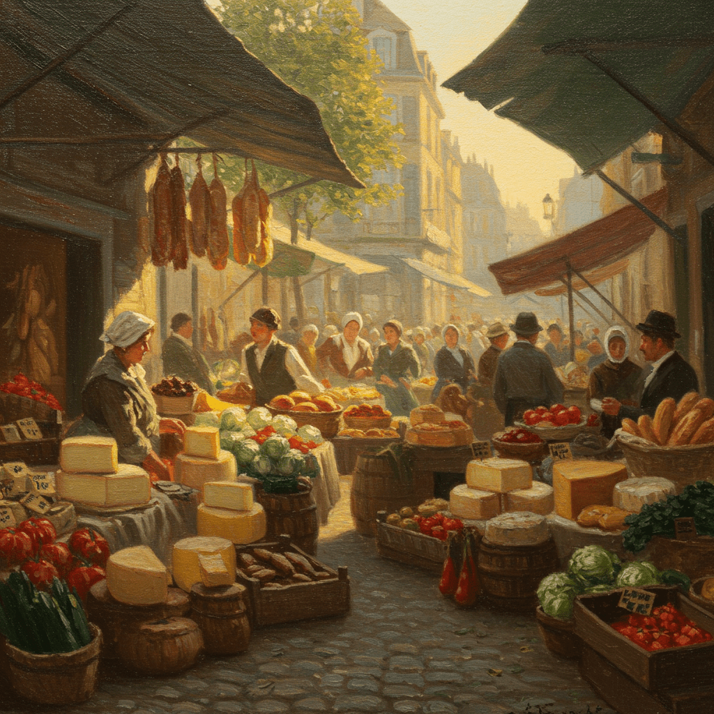 Du Champ à la Table:  Le chemin des produits emblématiques de la France