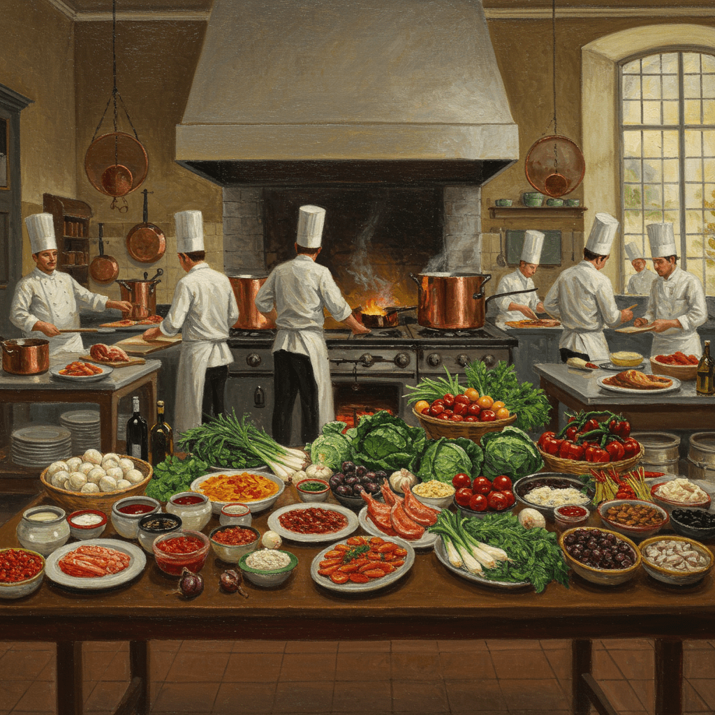 Naissances et Transformations de la Cuisine Française :  Des Recettes Anciennes aux Plats Modernes