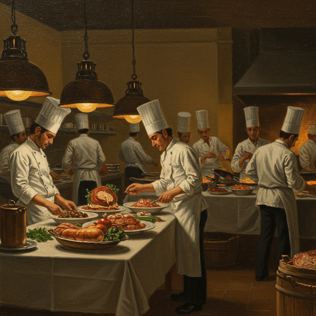 De la Cuisine des Rois à la Table des Bourgeois: L’Économie Gastronomique