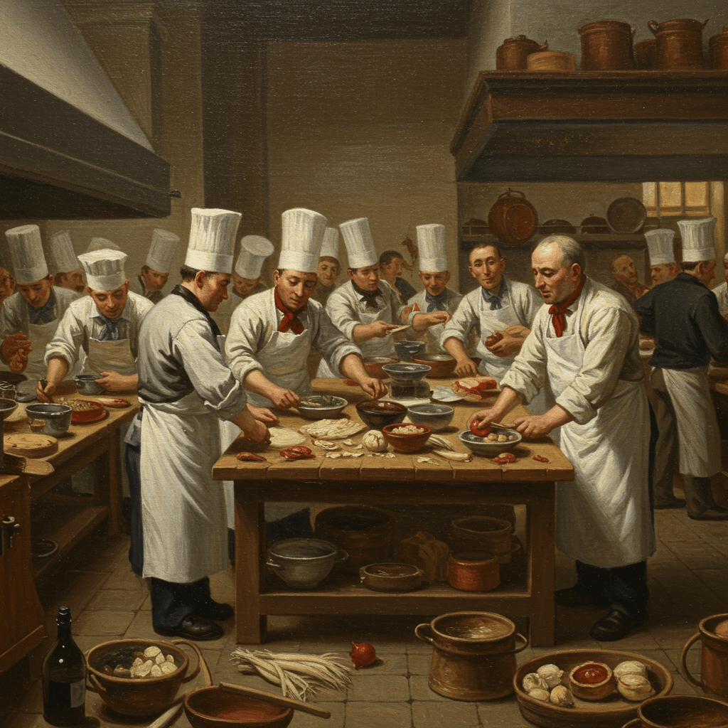 Les recettes secrètes: collaborations et innovations dans les cuisines de l’Empire