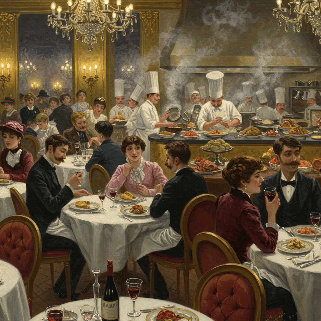 Les Guides Gastronomiques: Miroirs de la Société et de la Haute Cuisine