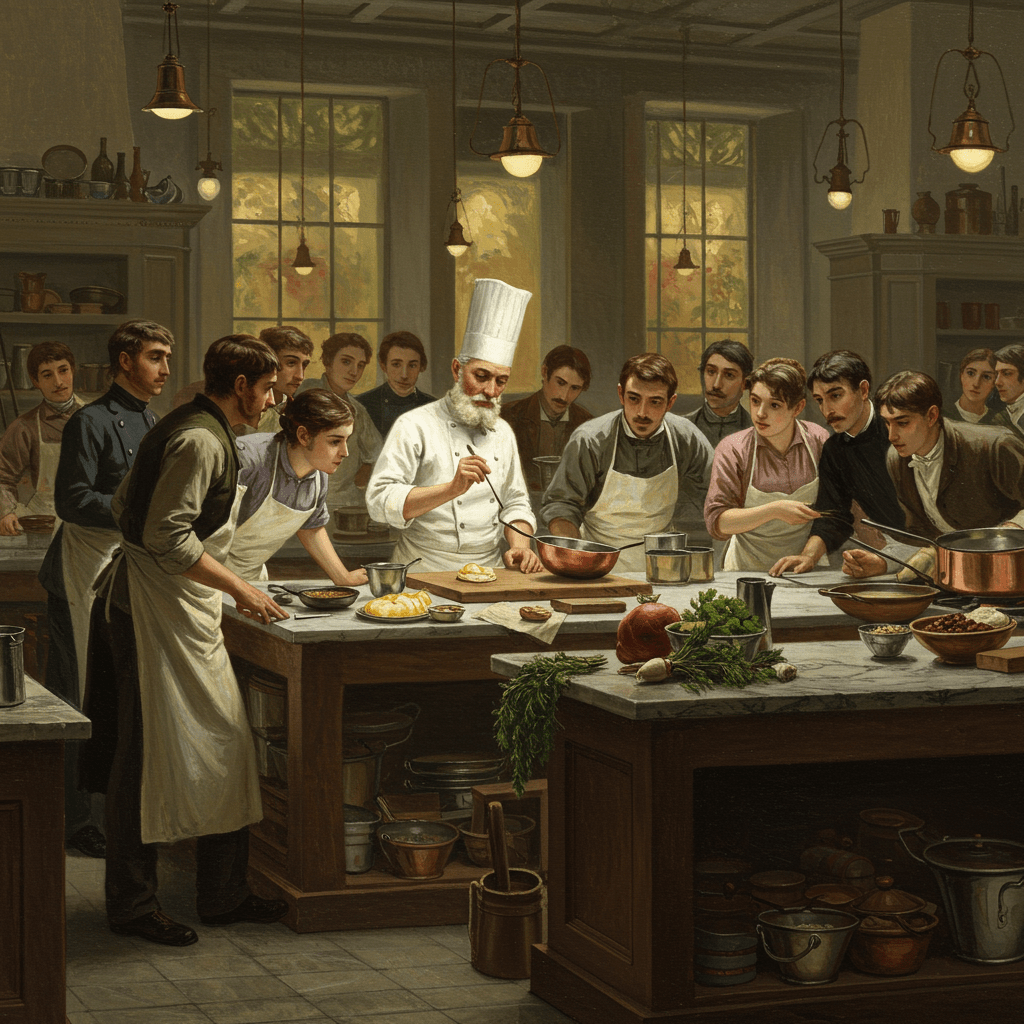 Saveurs impériales : Les écoles de cuisine et leur rayonnement international
