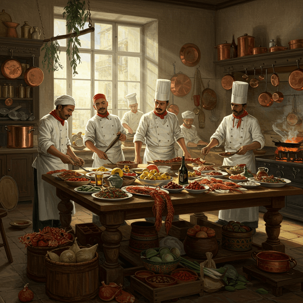 Les cuisines du monde : Influences et échanges entre les écoles de cuisine