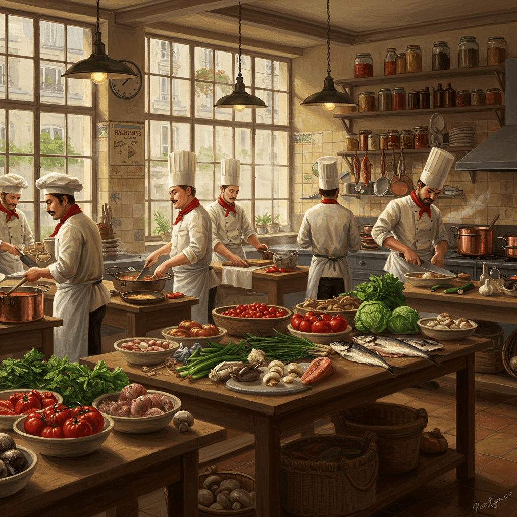 Les Chefs Célèbres: Transmission d’un Style et d’une Philosophie