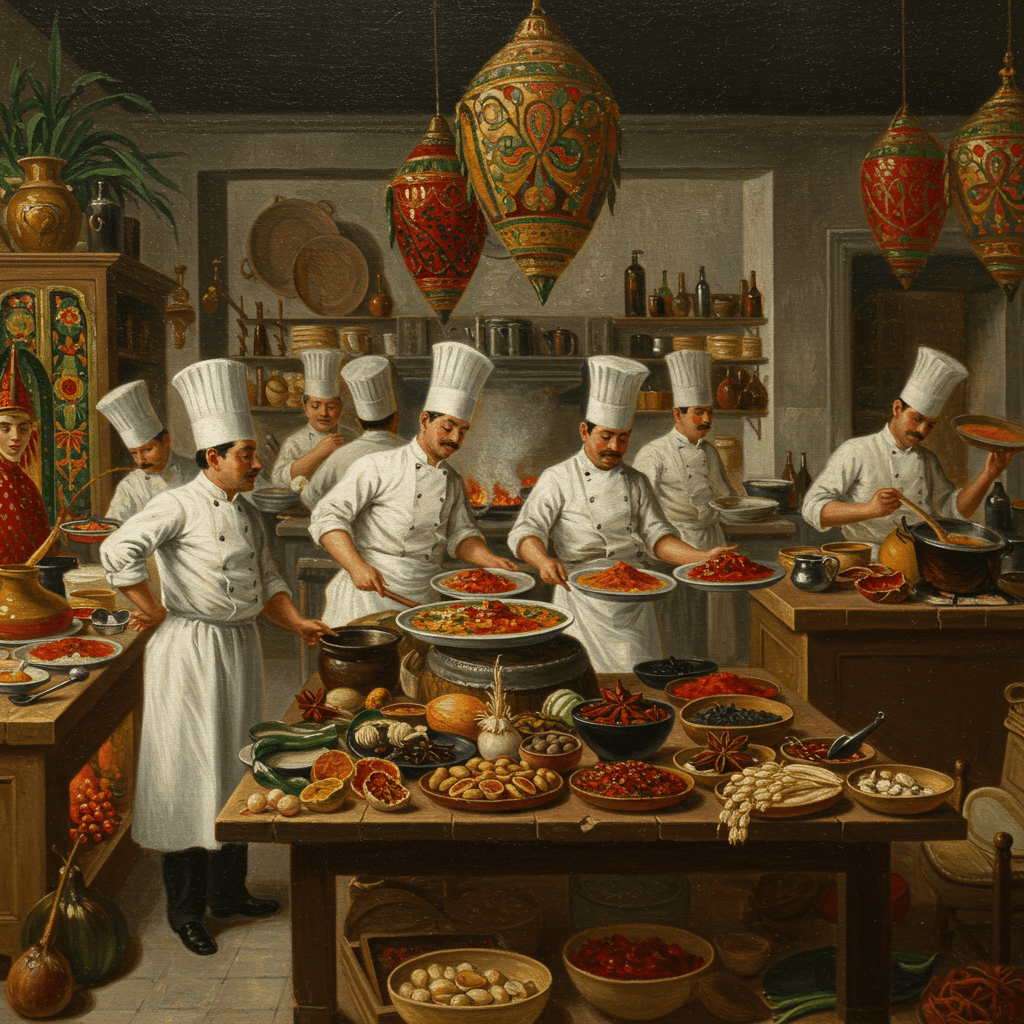 Le Goût du Nouveau Monde: Influences Internationales sur la Cuisine Française