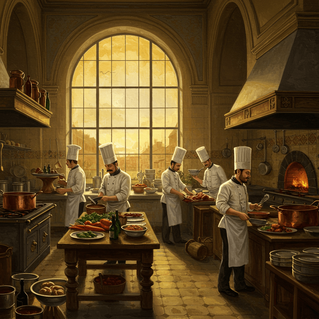 Goût et Gloire: Les Chefs Français et leur Influence