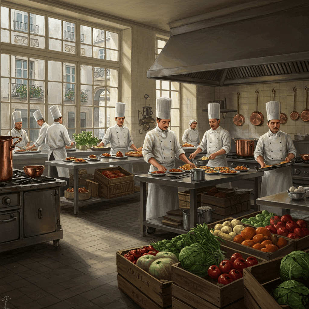 Les Chefs de l’Empire et la Gastronomie Durable: Un Défi pour le XIXe Siècle