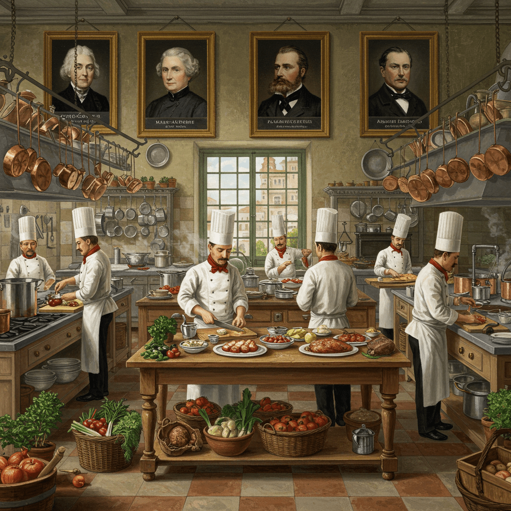De Carême à Escoffier : Les maîtres incontestés des écoles de cuisine