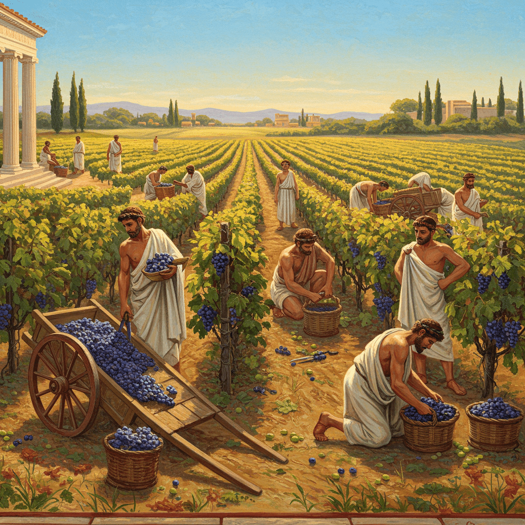 Des dieux antiques aux nectars divins: mythes et légendes du vin romain