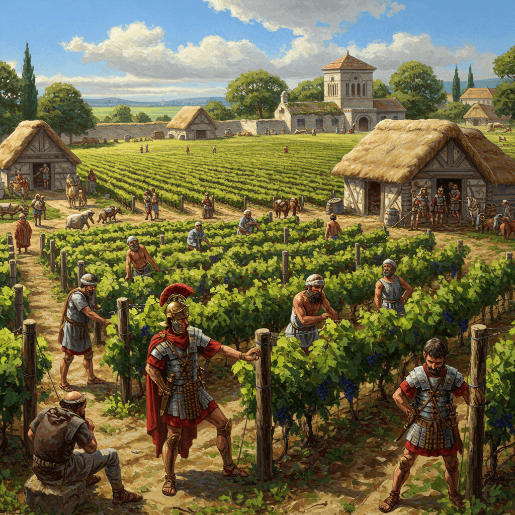 Le vin, symbole de pouvoir: l’influence romaine sur la viticulture gauloise